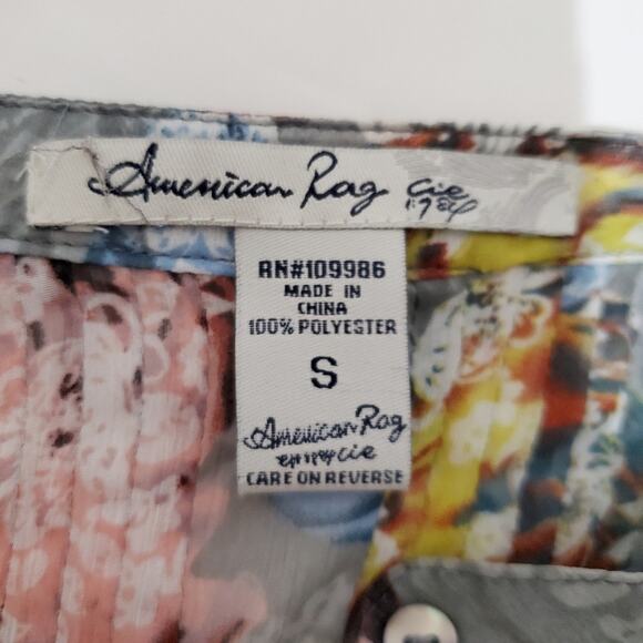 American Rag | Floral Semi Sheer Tie Waist Tunic - Picture 5 of 5